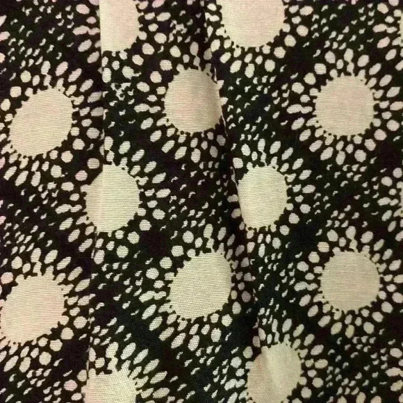 Free People Off White and Black Mini Dress with Mini Pleats and Zipper Accent - Picture 2 of 5